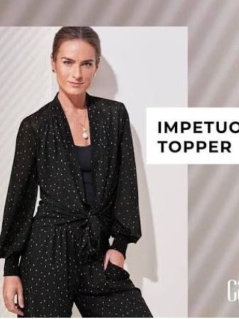 Cabi Impetuous Top and Pants - Being Sold as a set